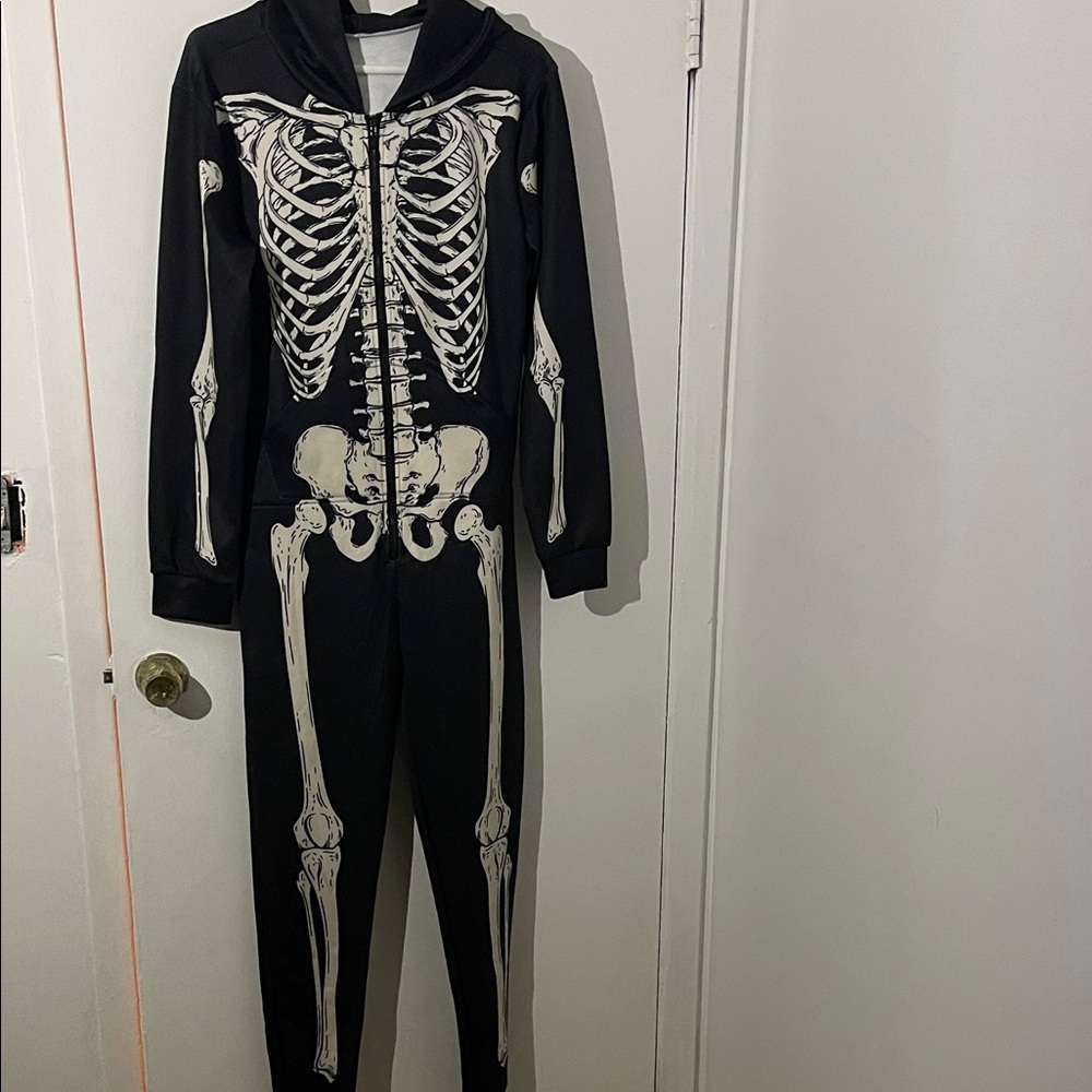 Adult Unisex Skeleton Onesie